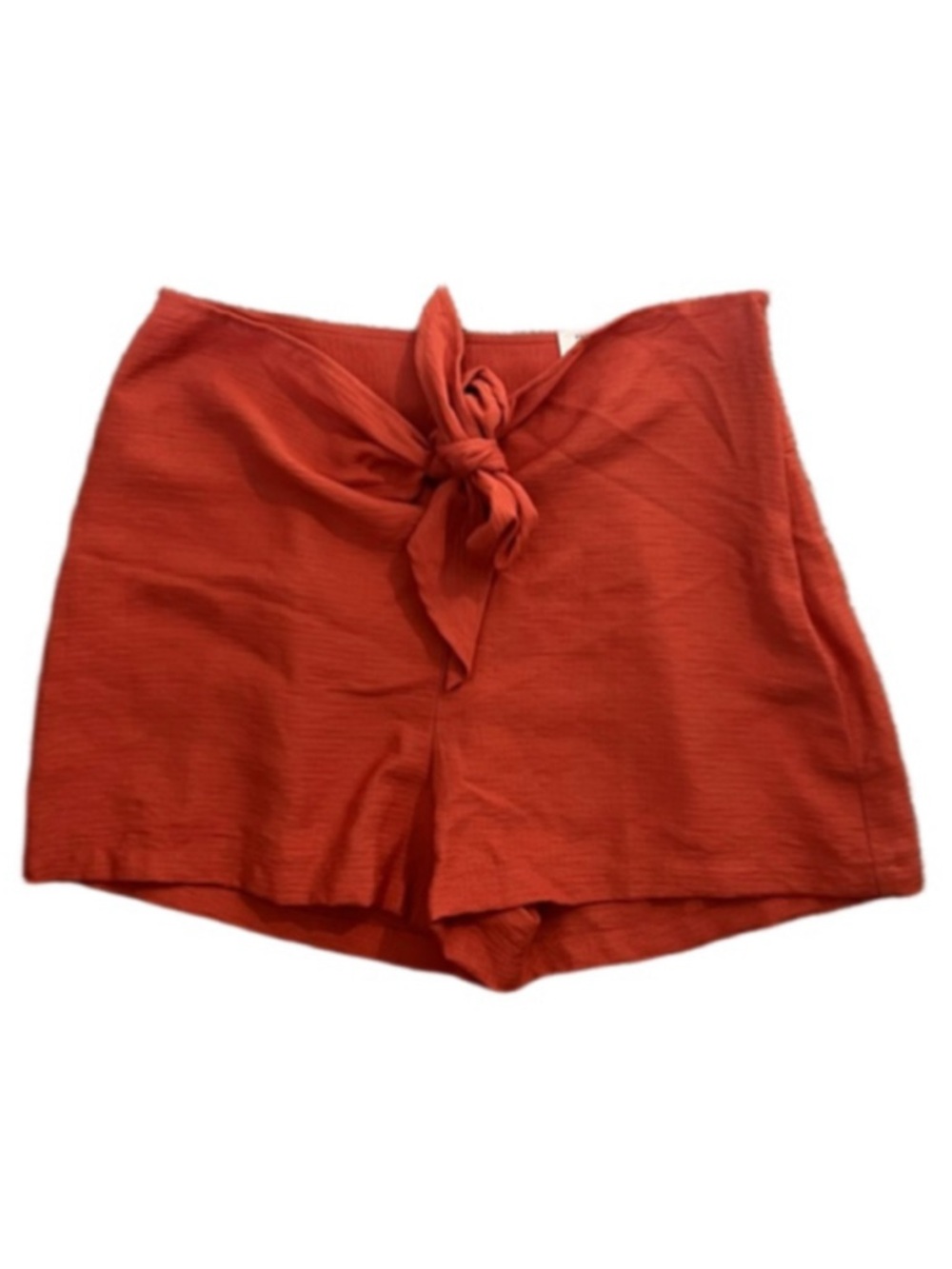 INC International Concepts Orange High Waist Shorts Size 6